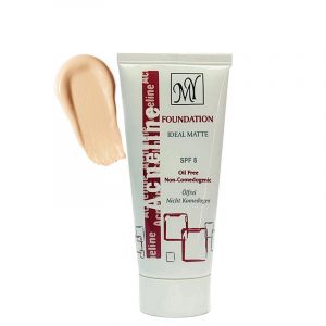 کرم پودر تیوپی مای مدل Acneline با SPF8 حجم 35 میل شماره A02 - بژ طبیعی