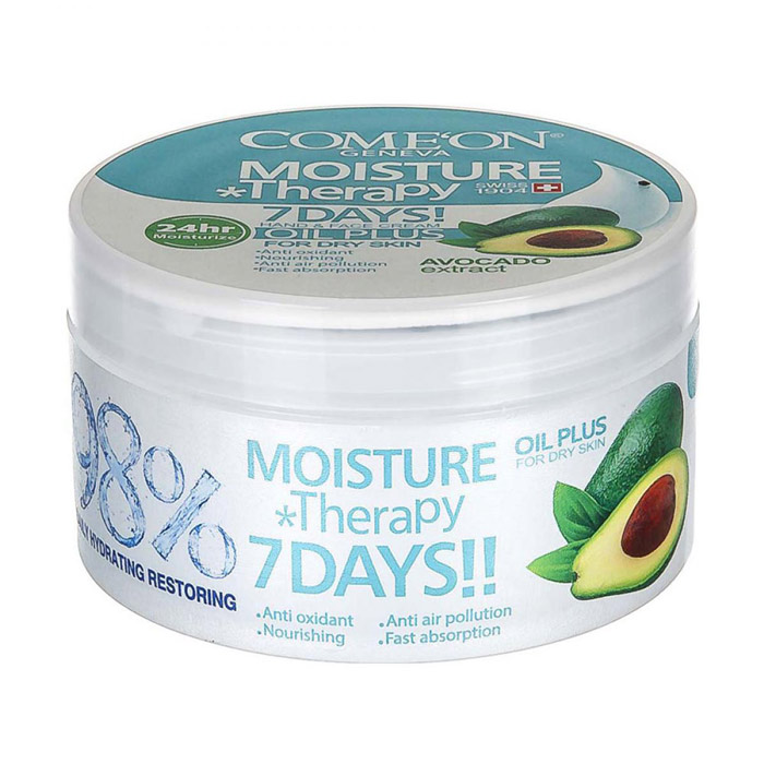 comeon-6260623332863-1 کرم کاسه ای مرطوب کننده پوست های خشک کامان حاوی عصاره آووکادو حجم 240 میل