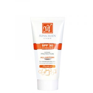 كرم ضد آفتاب فيزيکی مای با SPF 30 مناسب پوست نرمال و خشک حجم 50 میل