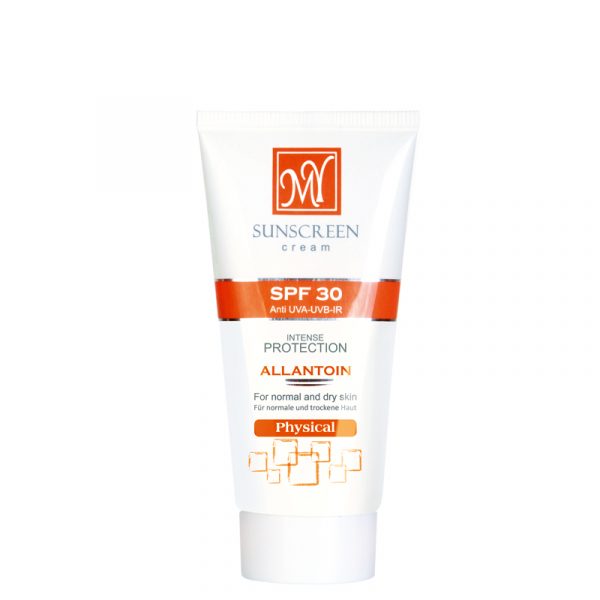 كرم ضد آفتاب فيزيکی مای با SPF 30 مناسب پوست نرمال و خشک حجم 50 میل