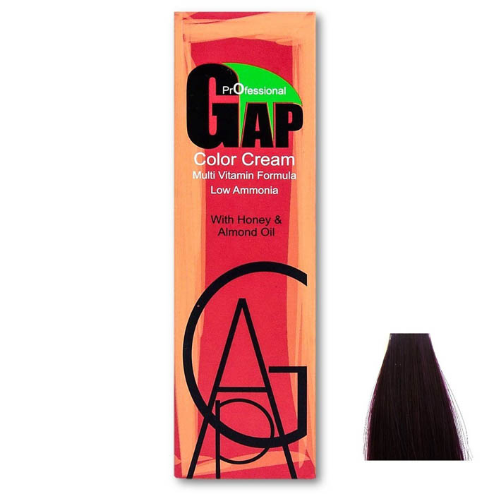 Gap-4792034730799 رنگ مو گپ سری بنفش مدل قهوه ای بنفش روشن شماره 5.99