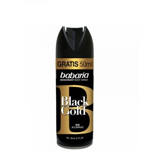 اسپری ضد تعریق 24 ساعته مردانه باباریا مدل Black Gold حجم 200 میل