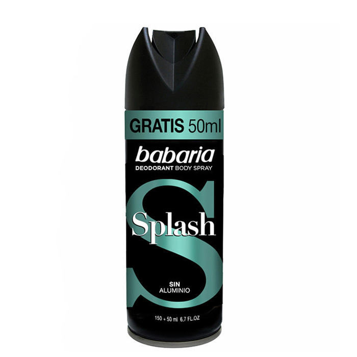 اسپری دئودورانت مردانه باباریا مدل Splash حجم 150 میلی لیتر														Splash deodorant For Men spray 150 ml