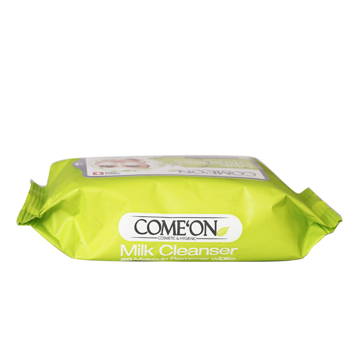 comeon-6260623332955-1 دستمال مرطوب کامان مدل شیر پاک کن 20 عددی