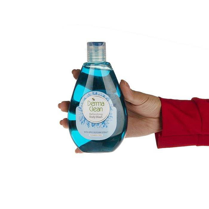 dermaclean-6260374027650-1 شامپو بدن درماکلین مناسب آقايان با عصاره شکوفه سيب حجم 300 میلی لیتر