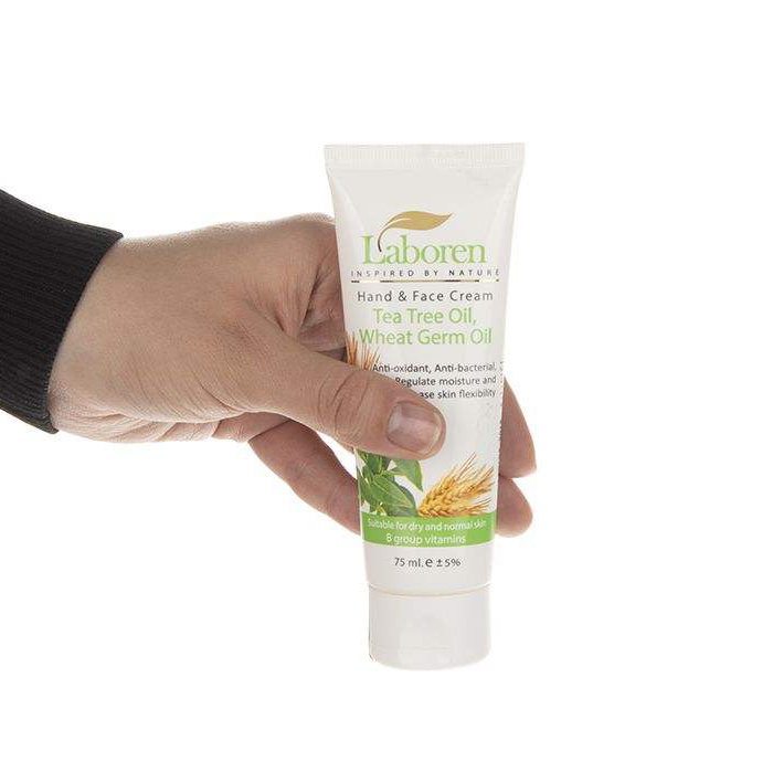 laboren-6260227721445-1 کرم مرطوب کننده تیوپی روغن درخت چای لابورن حجم 75 میل
