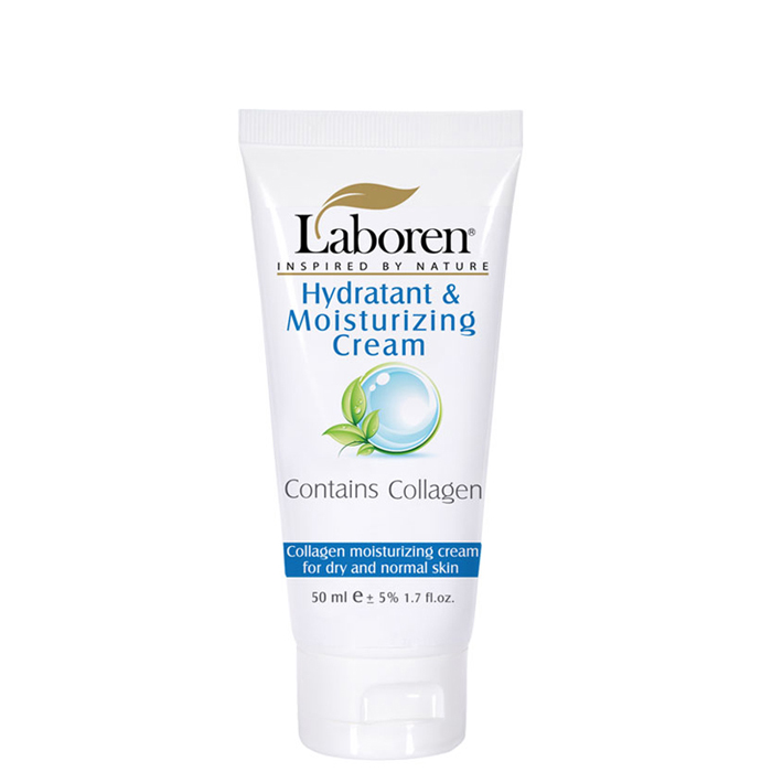 laboren-6260227722732 کرم مرطوب کننده حاوی کلاژن پوست خشک و نرمال لابورن حجم 50 میلی لیتر - بی رنگ