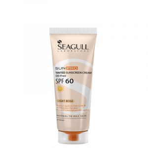 کرم ضد آفتاب رنگی فاقد چربی سی گُل با SPF 60 حجم 50 میل - بژ روشن
