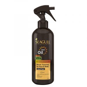 روغن برنزه کننده و ویتامینه سی گل با SPF 6 حجم 250 میل