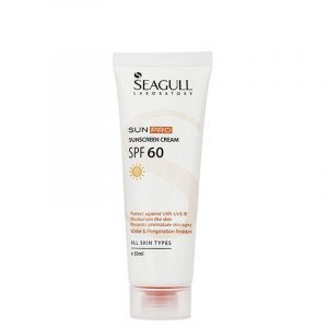 کرم ضد آفتاب بی رنگ سی گل با SPF60 حجم 50 میل