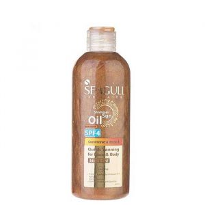 روغن برنزه کننده ویتامینه سی گل با SPF 4 حجم 250 میلی لیتر
