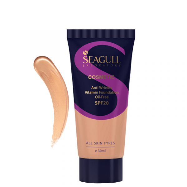 کرم پودر ضد چروک سی گل با SPF20 حجم 30 میل شماره 08 - بژ