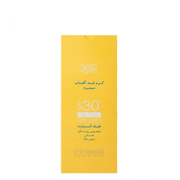 کرم ضد آفتاب مینرال سینره با +SPF30 - بی رنگ