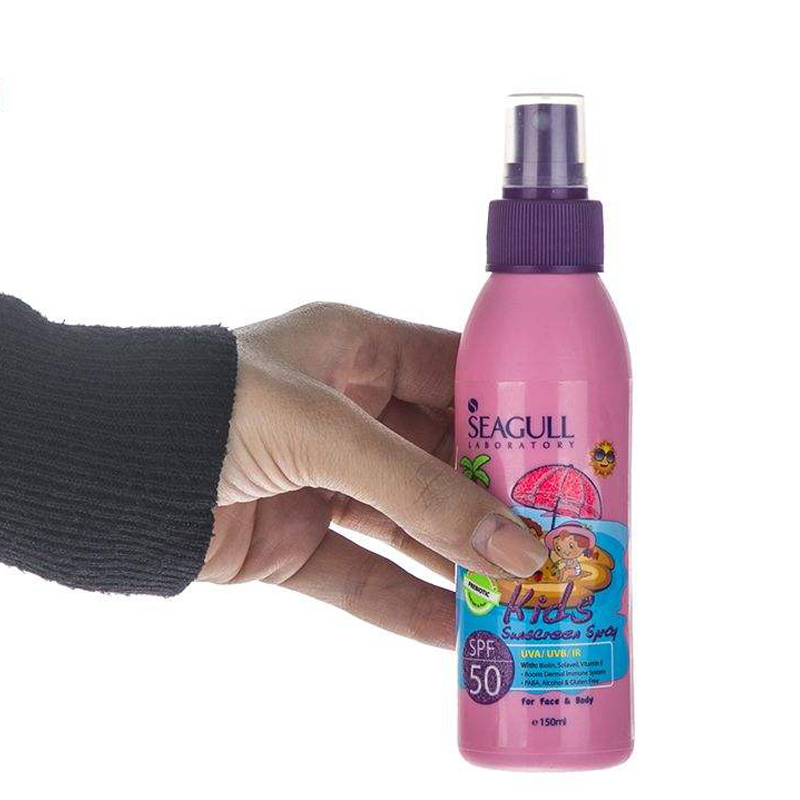 اسپری ضد آفتاب صورت و بدن کودکان سی گل مدل Pink با SPF50 حجم 250 میل 2 اسپری ضد آفتاب صورت و بدن کودکان سی گل مدل Pink با SPF50 حجم 250 میل