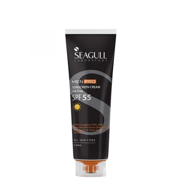 ضد آفتاب صورت آقایان سی گل با  SPF55 حجم 50 میل