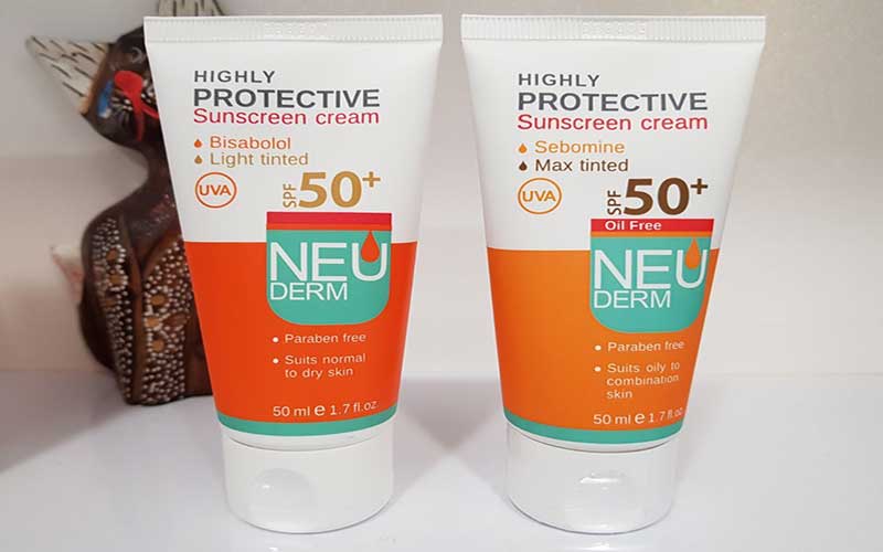 نئودرم بهترین ضد آفتاب رنگی برای پوست خشک