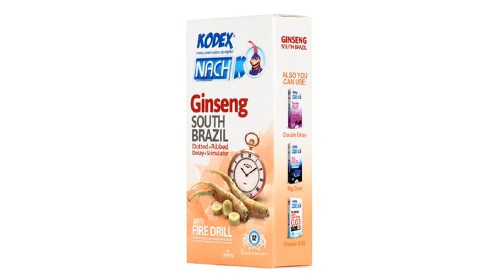  کاندوم تاخیری جینسینگ کدکس مدل Ginseng