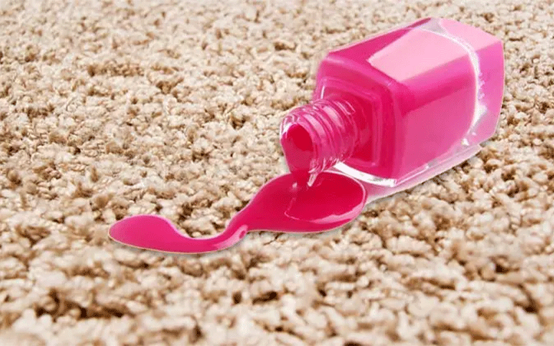 پاک-کردن-لاک-از-روی-فرش